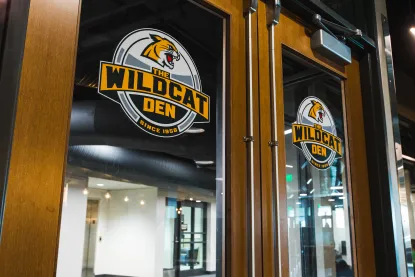 Wildcat Den front doors
